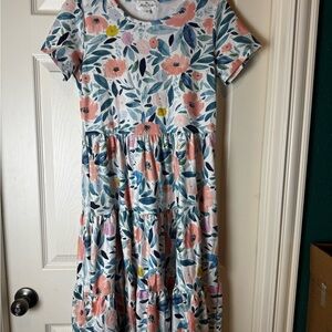 Marie Nicole floral stretchy dress small